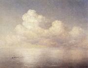 Ivan Aivazovsky Wolken uber dem Meer, Windstille oil painting